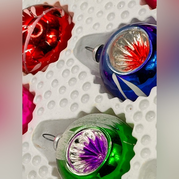 8 Vtg miniature Made in Columbia By Bradford Novelty Company Christmas ornaments - Picture 3 of 15